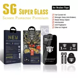 (SG) Super Glass Screen Protector for Realme 8i - 8 4G - 8 Pro - 8 5G - Clear as Original - Screen Guard Premium