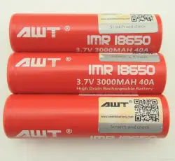 TERLARISS !! Baterai AWT 3000 mAh 18650 not mxjo Batre AWT Merah batreawt bateraiawt batrevape bateraivape baterai 18650