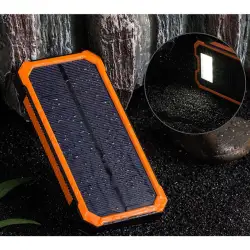 TERLARIS!! ORIGINAL!! Solar Power Bank 2 USB Port 20000mAh, Power Bank Tenaga Surya Matahari, power bank robot 20000 mah original, Solar Cel Sel Panel Charger Casan HP, casan hp cepat penuh, casan hp oppo original asli, casan xiaomi, casan hp buat dimotor