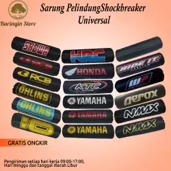 Sarung shockbreaker, Cover Shock, pelindung shock belakang Sepeda motor universal, Honda, Yamaha, Suzuki, Daytona, RCB, Ohlins, Nmax, Showa, TK Racing, KTC, Aerox