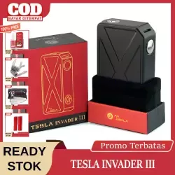 Studio Kamera - Vape1paket original Tesla Invader 3 240W FULL SET | INVANDER 3 Tesla Mod Vape1pod mini - Vape200watt - vape228w - vape2 vgood original - Vapoorr Vape1smok ori kumplit