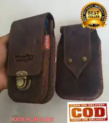 TAS SARUNG HP KULIT ASLI HPW1 WRANGLER - TAS DOMPET HP KULIT SAPI ASLI