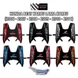 Karpet Beat Karbu -  Alas Kaki Motor Beat Karbu - Alas Motor Honda Beat Karbu Variasi Bahan Karet Terbaik Model Terbaru Trendy Stylish Alas Pijakan Rubber Step Vazt