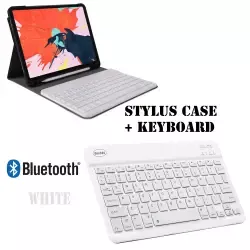 Apple iPad 5 6 7 8 9 iPad Mini 1 2 3 4 5 6 iPad Air 1 2 3 4 iPad Pro 9.7 Pro 10.5 Pro 11 2018 Sarung Keyboard Bluetooth Book Case