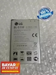 100% Original BateraI LG H815 H811 . H810 . H818 - LG G4 / Stylus BL-51YF H815 H811 . H810 . H818 . VS986 VS999 F500 . QUALITY Baterai Batre Battery Batrai Battre Batery Batere Batrey Batrei