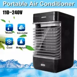 Mini ac USB Portable Air Cooler Fan Air Conditioner Humidifier Purifier Desktop Air Cooling Fan ac mini portable untuk kamar