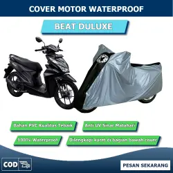 COD - Cover Motor Honda Beat Duluxe Urban Standar New atau Penutup Body Motor | Mantel Penutup Motor Full Body Sarung Motor Anti Air | Cover Jas Sepeda Motor Full Set Waterproof Anti Sobek Murah Mantel Sarung Motor Waterproof | Mantel Sepeda Motor NMAX