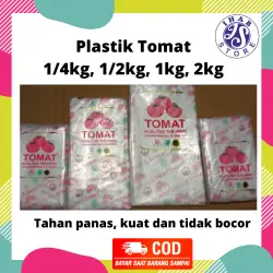 Plastik Tomat -  Plastik Tahan Panas - Plastik Makanan - Plastik Santan - Plastik es batu - Plastik ukuran 1/4kg, 1/2kg, 1kg, 2kg