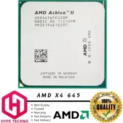 AMD Athlon II X4 645 (AM2+/AM3) 3,1GHz 4Cores 4Threads TDP 95W. Processor Dekstop/PC Desktop