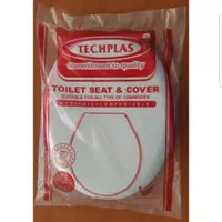 Tutup closed techplas (toilet seat and cover)