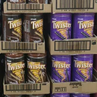 Coklat Delfi Twister Paket 4 kaleng x150 gram (4 kaleng pilihan rasa)