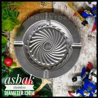 Asbak Rokok - Asbak Abu Rokok - Stainless Steel B11AST