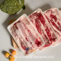 Us Beef Shortplate / Sliced Beef / Daging Sapi Impor 1kg Frozen