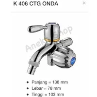 Keran air 3 cabang Onda K406 CTG 1/2 inch best seller