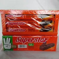 Superstar Wafer Triple Coklat Box