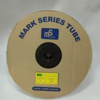 Marker Tube 8mm Putih Mark Series Tube Selongsong/Label Kabel 100m