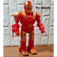 Mainan Anak Robot Iron Man Avengers Marvel Ukuran Besar