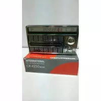 Radio Jadul International AC/DC CR-4250 FM AM SW / CR 4250 radio