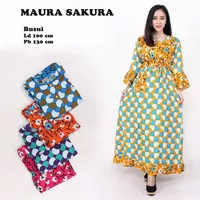 Gamis rayon batik / longdress batik / gamis hamil & busui / maura