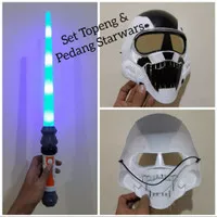 Mainan Set Pedang Star Wars Pedangan Lightsaber Cosplay Anak Starwars