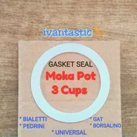 Moka Pot 3 Cups GASKET SEAL for Bialetti Pedrini GAT MokaPot 3Cup