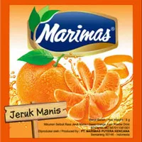 Marimas Jeruk Manis / Marimas Jeruk / Minuman Jeruk Manis 1 Renceng