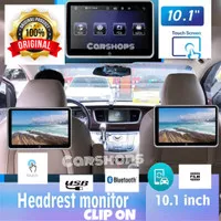 Headrest Car Monitor Clip On 10 Inch TouchScreen HD Screen Slim