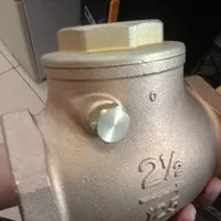 check valve merk KITZ ukuran 2,5 inch