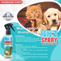 Ion Z Spray (basmi virus,jamur,luka,disinfektan dll u/ kucing anjing)