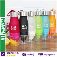 Botol Minum Infused Water 650ml / Botol Minum Unik BPA Free Botol H2O