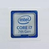 Stiker processor Intel Core i7 gen 9,8,7 i5 gen 7, i3 gen 8