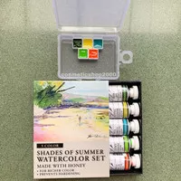 M. Graham Shades of Summer Watercolor Set 5 Colors Share Tube