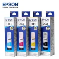 tinta epson 003 satu set 4 warna/tinta epson/tinta printer l1110