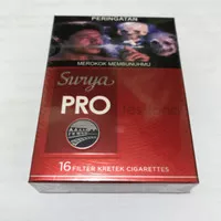 rokok surya pro merah 16 batang / bks