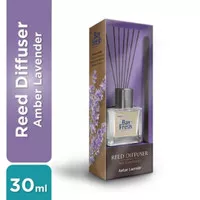 Pengharum Ruangan Bayfresh Reed Diffuser Amber Lavender 30ml