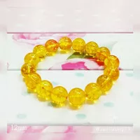 Gelang Batu Light Citrine 12mm