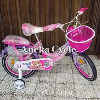 Sepeda Anak Perempuan 16 Genio Iris United Sepeda Roda Empat Cewek