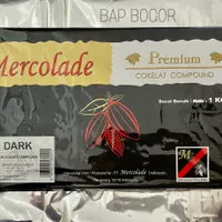 mercolade dark chocolate 1 kg /coklat & warna warni