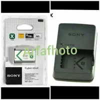 Baterai Dan charger Handycam SONY CX-405