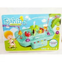 kolam pancing anak fishing duckling series mainan pancing