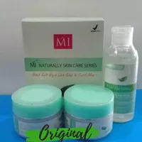 Cream wajah pemutih alami cream MI paket