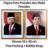 Foto presiden dan wakil presiden dan foto garuda 2 pcs