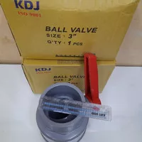 Ballvalve Ball valve Stop kran KDJ PVC 3" dim inch made in Taiwan