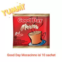 good day mocacino goodday moccacino 20 gram x 10 sachet