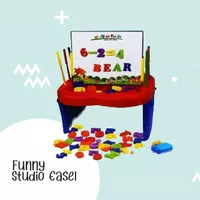 Mainan Anak Edukasi Funny Toys Studio Easel 66PCS