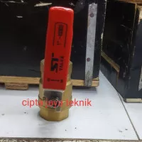 ball valve kuningan / stop kran 1 1/2 inch