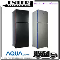 AQUA JAPAN AQRD270 - KULKAS 2 PINTU AQUA SANYO AQR D270 LS AQR D270 DS