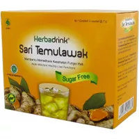 Minuman Kesehatan Herbadrink Sari Temulawak Sugar Free 35gr (5sx7gr)