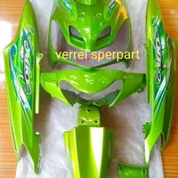 COVER FULL COVER BODY HALUS MOTOR MIO SMILE HIJAU MIO SPORTY