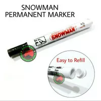 SPIDOL SNOWMAN BESAR PERMANEN SNOWMAN PERMANENT MARKER AG 12